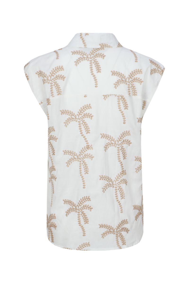 CS The Label Lusanna Blouse Offwhite/Khaki